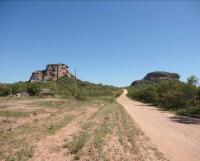 Pedra das Guaritas junto a RS-625.