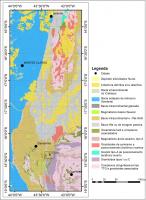 Figura 1 – Mapa tectônico simplificado da Serra do Espinhaço, com a localização da área do Pico do Itambé. Compilado do mapa de Recursos Minerais do Estado de Minas Gerais (CPRM, 2014). Figura anexada pelo responsável do cadastro.