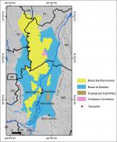 Figura 4 – Mapa com a localização da Bacia Sanfranciscana e do geossítio Pico do Itacolomy do Buritizeiro.