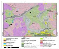 Figura 3 – Mapa tectônico da região do Quadrilátero Ferrífero com a localização da área de Rodrigo Silva (Pinto &amp; Silva, 2014).