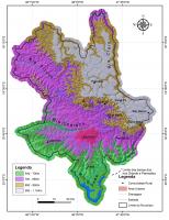 Fig. 9 - Modelo digital de terreno de Uberaba (Imagem Alos Palsar).