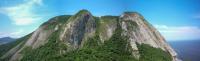 Da esquerda para a direita: Morro do Telégrafo, Pedra da Tartaruga e ao fundo, o Alto Mourão. Foto: Marcelo Ambrosio