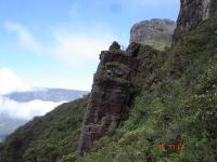 Flanco sul do Monte Roraima.