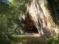 Acesso a gruta.